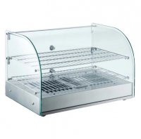 Marchia HCA45 22" Curved Glass Countertop Hot Food Warmer Display Case