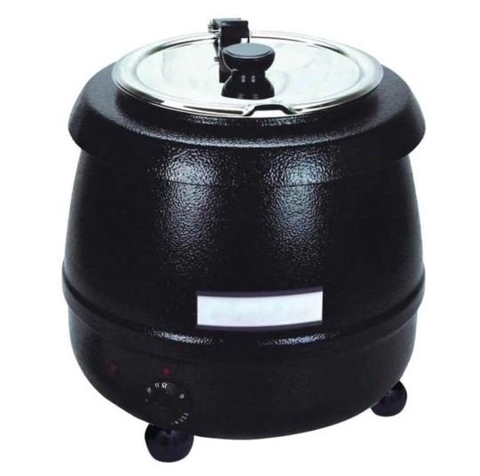 Capture Prepline PSB6000-B Black Commercial Soup Kettle, 10 Liter - Image 1