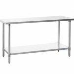 Prepline PWTG-1860 18"D x 60"L Stainless Steel Worktable with Undershelf