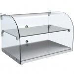 Marchia CA45 22" Curved Glass Countertop Dry Display Case