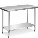 Prepline PWTG-2448 24"D x 48"L Stainless Steel Worktable with Undershelf