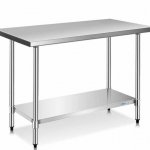 Prepline PWTG-2460 24"D x 60"L Stainless Steel Worktable with Undershelf