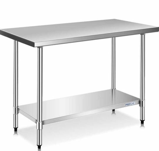 Capture Prepline PWTG-2460 24"D x 60"L Stainless Steel Worktable with Undershelf - Image 1