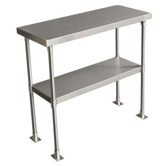 Capture Prepline PDOS-1860 18"D x 60"L Stainless Steel Double Tier Overshelf - Image 1