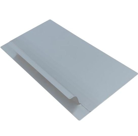 Capture Prepline PRSG-16 Stainless Steel Sink End Splash Guard for Compartment Sink with 16" Width Bowl - Image 1