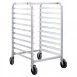 Prepline PASPR-10KD-CCB 10-Tier Heavy Duty Aluminum Steam Table / Bun Pan Sheet Pan Rack