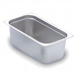 Prepline 1/6 Size 4" Deep Stainless Steel Steam Table / Hotel Pan