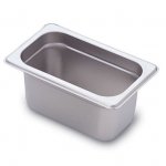 Prepline 1/9 Size 4" Deep Stainless Steel Steam Table / Hotel Pan