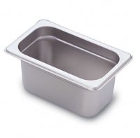 Prepline 1/9 Size 6" Deep Stainless Steel Steam Table / Hotel Pan