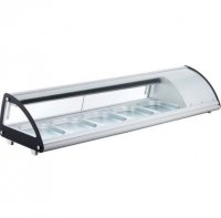 Marchia MSU70S 70" Refrigerated Sushi Display Case, Silver
