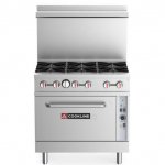 Cookline CR36-6C-NG Natural Gas 36" Range with Convection Oven - 211,000 BTU