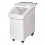 Prepline 22 gal Mobile Ingredient Storage Bin - 540 Cup Capacity with Sliding Lid