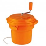 Prepline SP-2-5 2.5 Gallon Orange Salad Spinner, Dryer