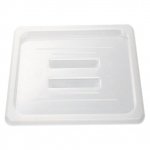 Prepline 1/6 Size Clear Polycarbonate Food Pan Lid with Handle