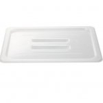 Prepline 1/3 Size Clear Polycarbonate Food Pan Lid with Handle