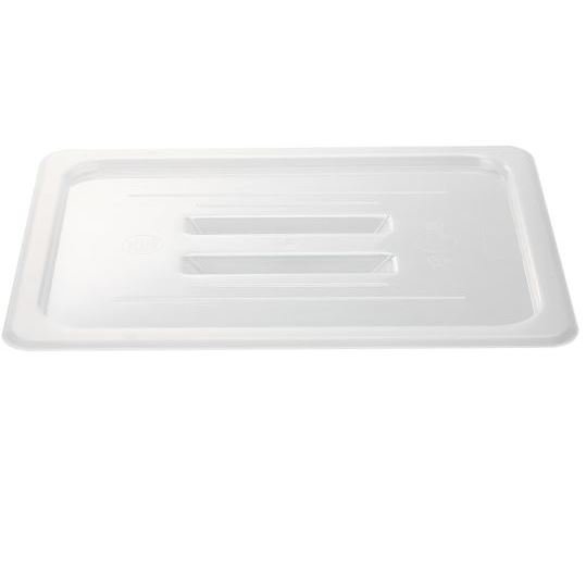 Capture Prepline 1/3 Size Clear Polycarbonate Food Pan Lid with Handle - Image 1