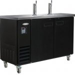 Serv-Ware 49 inch Beer Dispenser DD49-2-HC 2 Tower | 10.45 cu. ft.