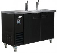 Serv-Ware 49 inch Beer Dispenser DD49-2-HC 2 Tower | 10.45 cu. ft.