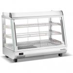 Marchia SHCC136 36" Heated Countertop Display Front and Rear Access Doors