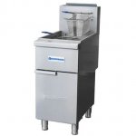 Standard Range SR-F4S-NG 50 lb. Deep Fryer with Solid State Digital Controls, Natural Gas 120,000 BTU