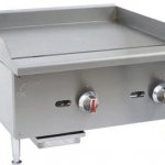 Cookline CGG-24M 24" Gas Countertop Griddle with Manual Controls - 60,000 BTU