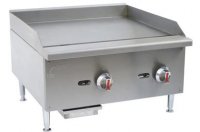 Cookline CGG-24M 24" Gas Countertop Griddle with Manual Controls - 60,000 BTU