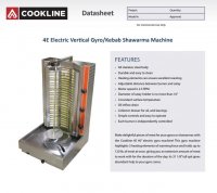 Cookline Automax 4E 120 lb. Electric Vertical Gyro Shawarma Machine - 220/240v - Image 2