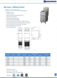 Standard Range SR-F3-LP Liquid Propane Stainless Steel 40 lb. Floor Fryer - 90,000 BTU - Image 2
