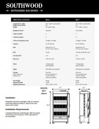 Southwood RG4-NG 20 Chicken Commercial Rotisserie Oven Machine - Natural Gas - Image 3