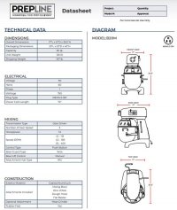 Prepline Equipment B20M 20 Qt. Gear Driven Commercial Planetary Stand Mixer - Image 3