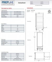 Prepline MPI1836 Full Size Insulated Heater Proofer Cabinet with Clear Door - 120V - Image 3