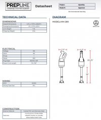 Prepline HM-280 16" Shaft Compact Immersion Blender - 500W - Image 3