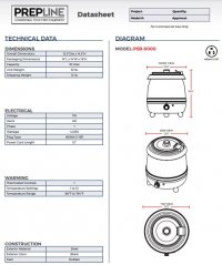 Prepline PSB6000-B Black Commercial Soup Kettle, 10 Liter - Image 3