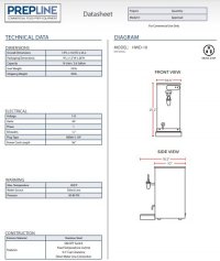 Prepline HWD-10 2.6 Gallon Hot Water Dispenser - 110V - Image 3