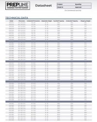 Prepline PWTG-1448 14"D x 48"L Stainless Steel Worktable with Undershelf - Image 3