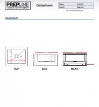 Prepline 25" Stainless Steel 16-Gauge Floor Mop Sink - 20" x 16" x 6" Bowl - Image 3