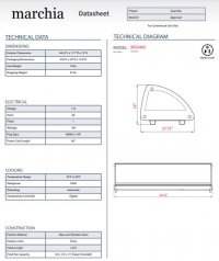 Marchia MSU40S 45" Refrigerated 4-Pan Sushi Display Case, Silver - Image 3