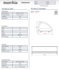 Marchia MSU60S 58" Refrigerated 6-Pan Sushi Display Case, Silver - Image 3