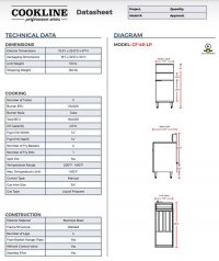 Cookline CF-40-LP 16" Liquid Propane Tube Standing 40 lb. Commercial Deep Fryer - (90,000 BTU) - Image 3