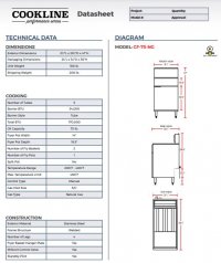 Cookline CF75-LP Commercial 75 lb Liquid Propane Deep Fryer - 170,000 BTU - Image 3