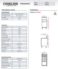 Cookline CF-40-NG 16" Natural Gas Tube Standing 40 lb. Commercial Deep Fryer - (90,000 BTU) - Image 3