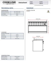 Cookline CCM-36 36" Cheese Melter / Salamander Broiler - Image 3