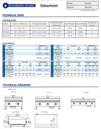 Standard Range SR-EG24 24" Commercial Electric Thermostatic Countertop Griddle, 208-240V - Image 3
