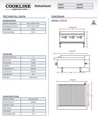 Cookline CCB-36 36" Gas Countertop Radiant Charbroiler - Image 3