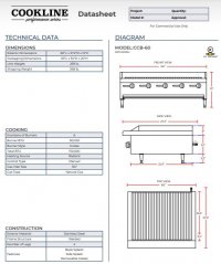 Cookline CCB-60 60" Gas Countertop Radiant Charbroiler - Image 3