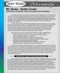 Serv-Ware 36 inch Bottle Cooler BC-36-HC 36 in. Unit | 10 cu. ft. - Image 6