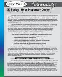 Serv-Ware 61 inch Beer Dispenser DD61-2-HC 2 Tower | 14.16 cu. ft. - Image 4