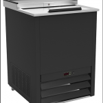 Serv-Ware Top Sliding Door Reach-In Glass Froster GFR24 2.67 cu. ft.