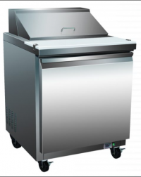 Serv-Ware 1 Door, 8 Pan Sandwich Prep Unit SP29-8-HC 7 cu. ft.