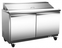 Serv-Ware 2 Door, 12 Pan Sandwich Prep Unit SP48-12-HC 12 cu. ft.